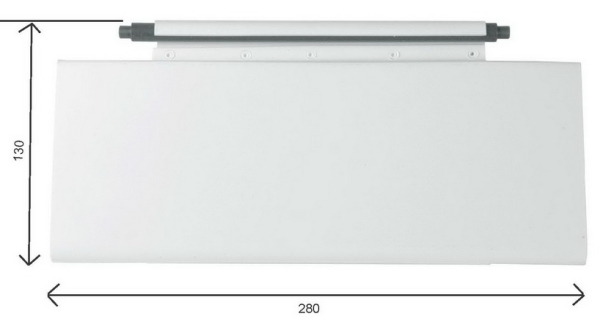 Allfit Skimmerklappe 2-teilig, 280 x 130 mm, zu 071000